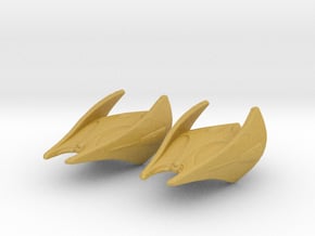Vulcan Vahklas Type (KTL) 1/3788 Attack Wing x2 in Tan Fine Detail Plastic
