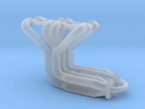1/12 SBC Long Tube Headers in Clear Ultra Fine Detail Plastic