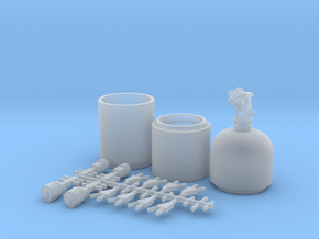 1 12 Nitrous Oxide Kit in Clear Ultra Fine Detail Plastic