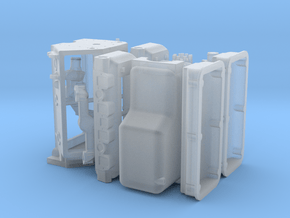 1/16 392 Hemi Basic Block Kit in Clear Ultra Fine Detail Plastic