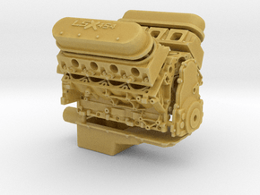 Ls3 1/12 engine in Tan Fine Detail Plastic