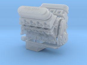 Ls3 1/12 engine in Clear Ultra Fine Detail Plastic