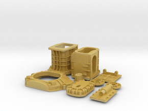 1/16 T-44 Transaxle With Ford 427 SO Bellhousing in Tan Fine Detail Plastic