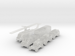 Terminator - Resistance Vehicles 1/300 in Clear Ultra Fine Detail Plastic