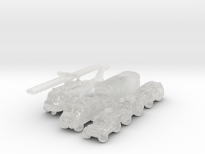 Terminator - Resistance Vehicles 1/600 in Clear Ultra Fine Detail Plastic