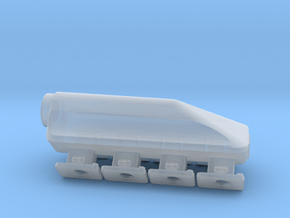 AJPE 1/12 Hemi Turbo Intake 5 in Clear Ultra Fine Detail Plastic