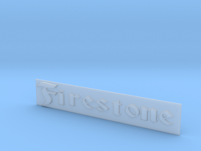 firestone sign in Clear Ultra Fine Detail Plastic