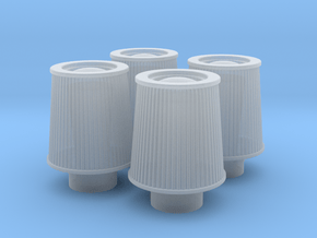 1/25 K&N Cone Style Air Filters TDR 1047 in Clear Ultra Fine Detail Plastic