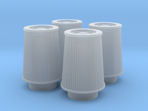 1/25 K&N Cone Style Air Filters TDR 4630 in Clear Ultra Fine Detail Plastic