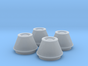 1/25 K&N Cone Style Air Filters TDR 4600 in Clear Ultra Fine Detail Plastic