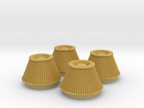 1/18 K&N Cone Style Air Filters TDR 4600 in Tan Fine Detail Plastic