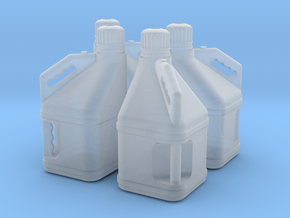 jug 1/24 5gal x4  in Clear Ultra Fine Detail Plastic