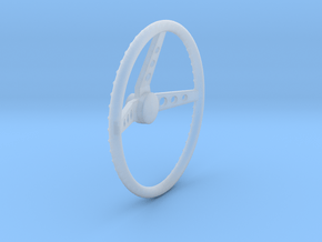 Mooneyes 1/12 steering_wheel in Clear Ultra Fine Detail Plastic