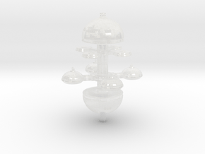Utopia Planitia Spacedock 1/50000 Attack Wing in Clear Ultra Fine Detail Plastic
