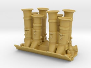 BBC 1/12 Crower injection intake V2 in Tan Fine Detail Plastic