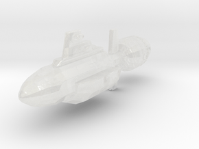 DY-500 Class (Mariposa Type) 1/2500 Attack Wing in Clear Ultra Fine Detail Plastic