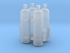 Fire extinguisher 1/16 x4 in Clear Ultra Fine Detail Plastic