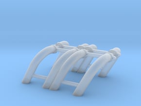 1/43 SBC Zoomie Headers in Clear Ultra Fine Detail Plastic