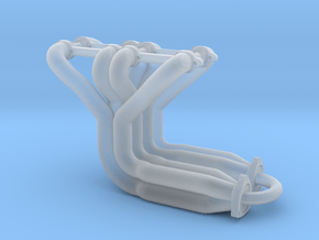 1/32 SBC Long Tube Headers in Clear Ultra Fine Detail Plastic