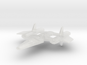 T'Lani Cruiser 1/7000 Attack Wing in Clear Ultra Fine Detail Plastic