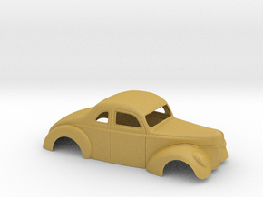 1/43 1940 Ford Coupe Stock in Tan Fine Detail Plastic
