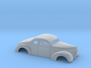 1/16 1940 Ford Coupe 3 In Chop 4  In Section in Clear Ultra Fine Detail Plastic
