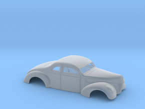 1/16 1940 Ford Coupe 3 In Chop 7  In Section in Clear Ultra Fine Detail Plastic