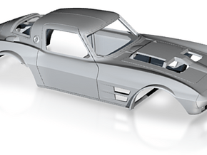 1/16 Corvette Grand Sport 1964 in Clear Ultra Fine Detail Plastic