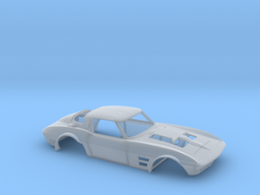 1/32 Corvette Grand Sport 1964 in Clear Ultra Fine Detail Plastic