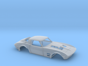 1/64 Corvette Grand Sport 1964 in Clear Ultra Fine Detail Plastic