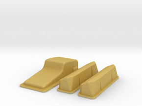 1/32 Ford 427 Side Oiler Stock Pan And Cover Kit in Tan Fine Detail Plastic