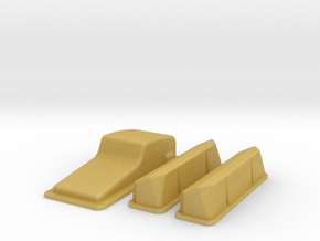 1/43 Ford 427 Side Oiler Stock Pan And Cover Kit in Tan Fine Detail Plastic
