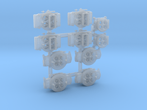 Carb 1/16 sets x 5 in Clear Ultra Fine Detail Plastic