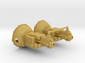 TKO 5Spd 1/25 w/ford bellhousing x2 in Tan Fine Detail Plastic