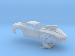 1/25 2014 Pro Mod Corvette in Clear Ultra Fine Detail Plastic