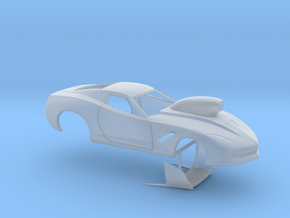 1/32 2014 Pro Mod Corvette in Clear Ultra Fine Detail Plastic