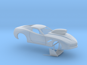 1/64 2014 Pro Mod Corvette in Clear Ultra Fine Detail Plastic