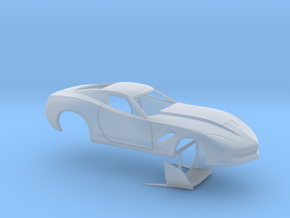 1/24 2014 Pro Mod Corvette No Scoop in Clear Ultra Fine Detail Plastic