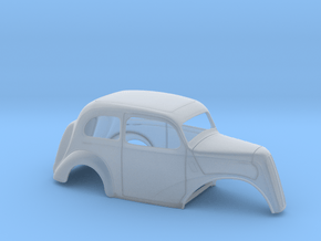 1/25 1949 Anglia No Fr Fenders in Clear Ultra Fine Detail Plastic