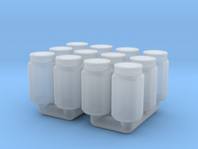 mason _jars x12 1/16 in Clear Ultra Fine Detail Plastic