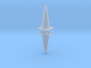 traffic cones 1/12 x2 in Clear Ultra Fine Detail Plastic