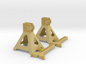 1/18 Jack Stand Pair in Tan Fine Detail Plastic