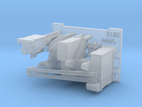 25mm Cannon kit x 1 - 1/96 in Clear Ultra Fine Detail Plastic