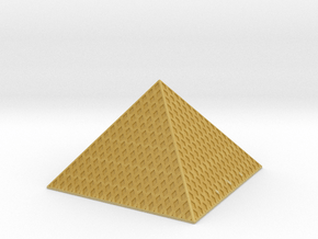 Louvre Pyramid 1/720 in Tan Fine Detail Plastic