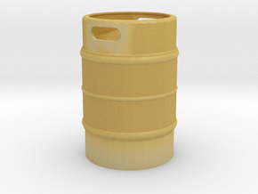 Beer Keg 1/24 in Tan Fine Detail Plastic