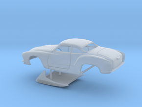 1/64 Legal Pro Mod Karmann Ghia No Scoop in Clear Ultra Fine Detail Plastic