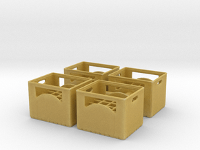 Bottle crate (4 pieces) 1/48 in Tan Fine Detail Plastic