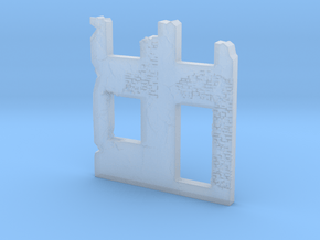 Building wall ruins 1.100 in Clear Ultra Fine Detail Plastic