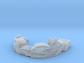 Sandbag Emplacement 1/56 in Clear Ultra Fine Detail Plastic