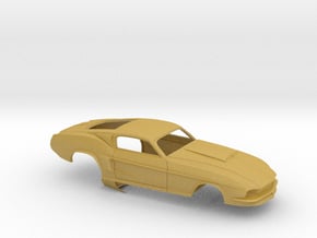 1/43 67 Pro Mod Mustang GT Stock Scoop in Tan Fine Detail Plastic
